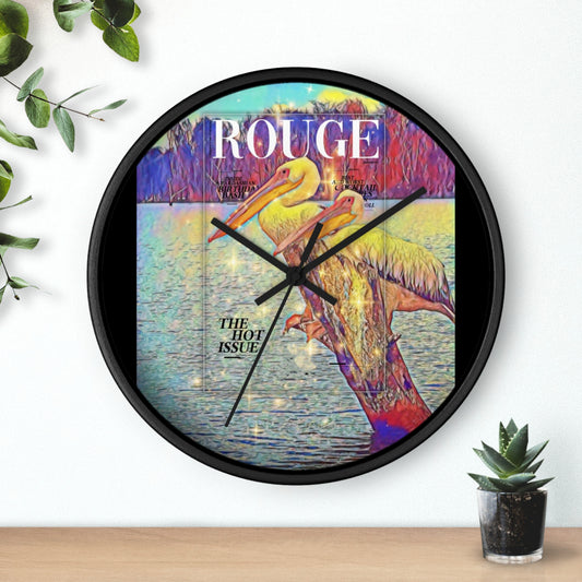 Retro Wildlife Wall Clock