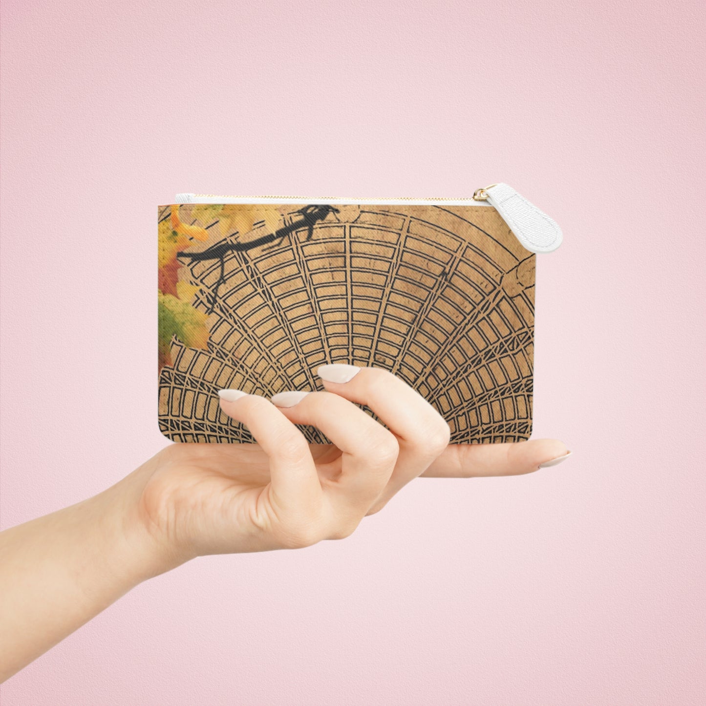 Inspired Photography And Autumn Leaves Zipper Pouch — Mini Makeup Bag