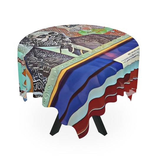 Tablecloth Print - International Currency Design