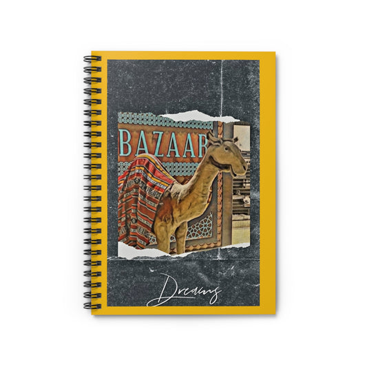 Travel Inspired Spiral Notebook - Ruled Lines for Creative Minds