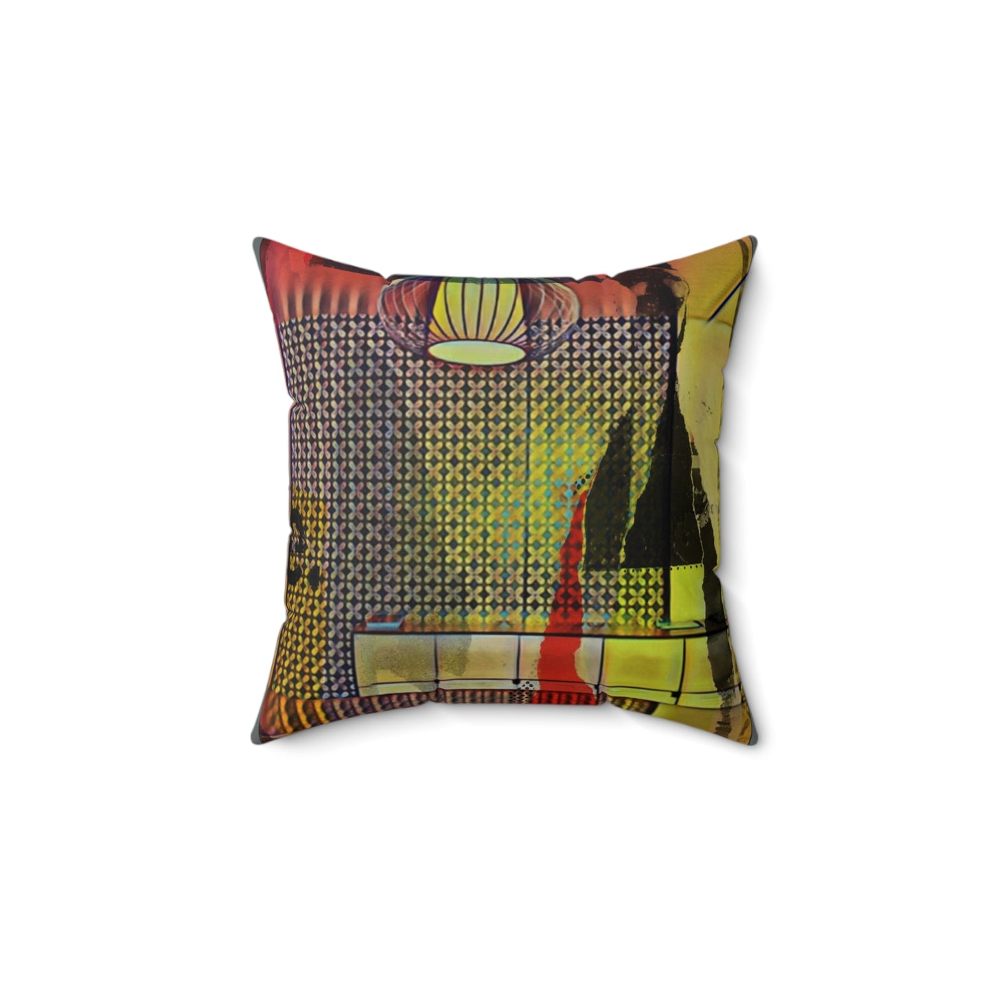 Modern Spun Polyester Square