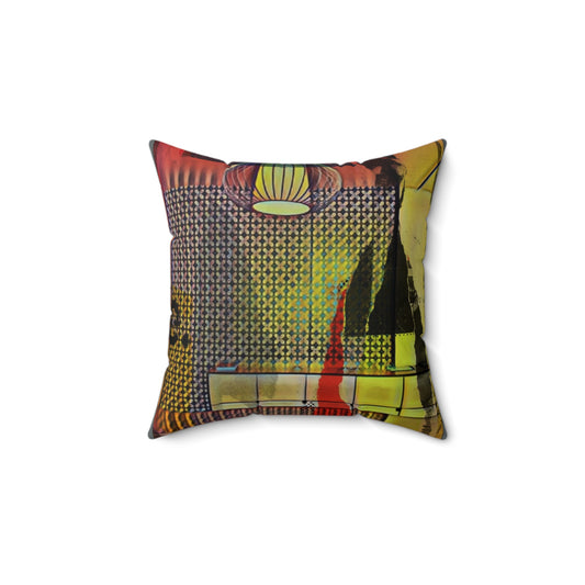 Modern Spun Polyester Square