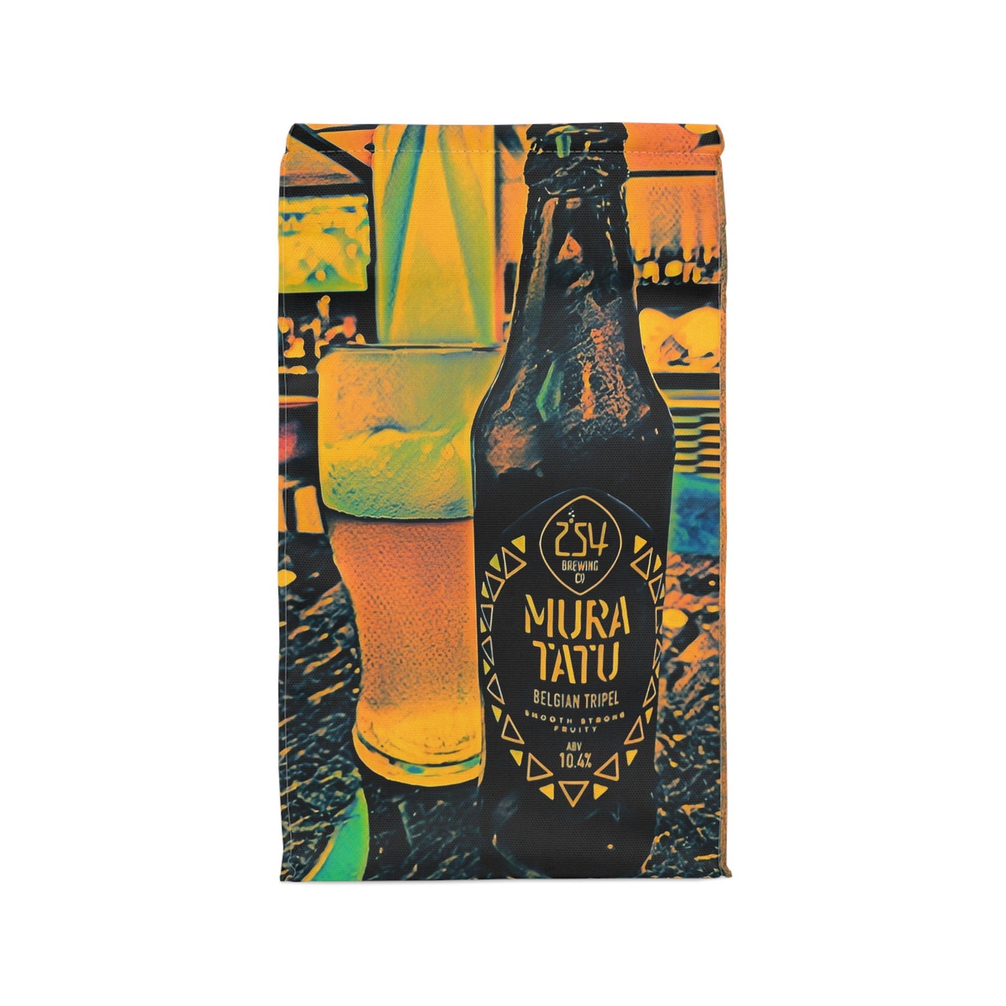 Polyester "Adults" Lunch Bag -Internationally Inspired - Perfect for Picnics and Gatherings