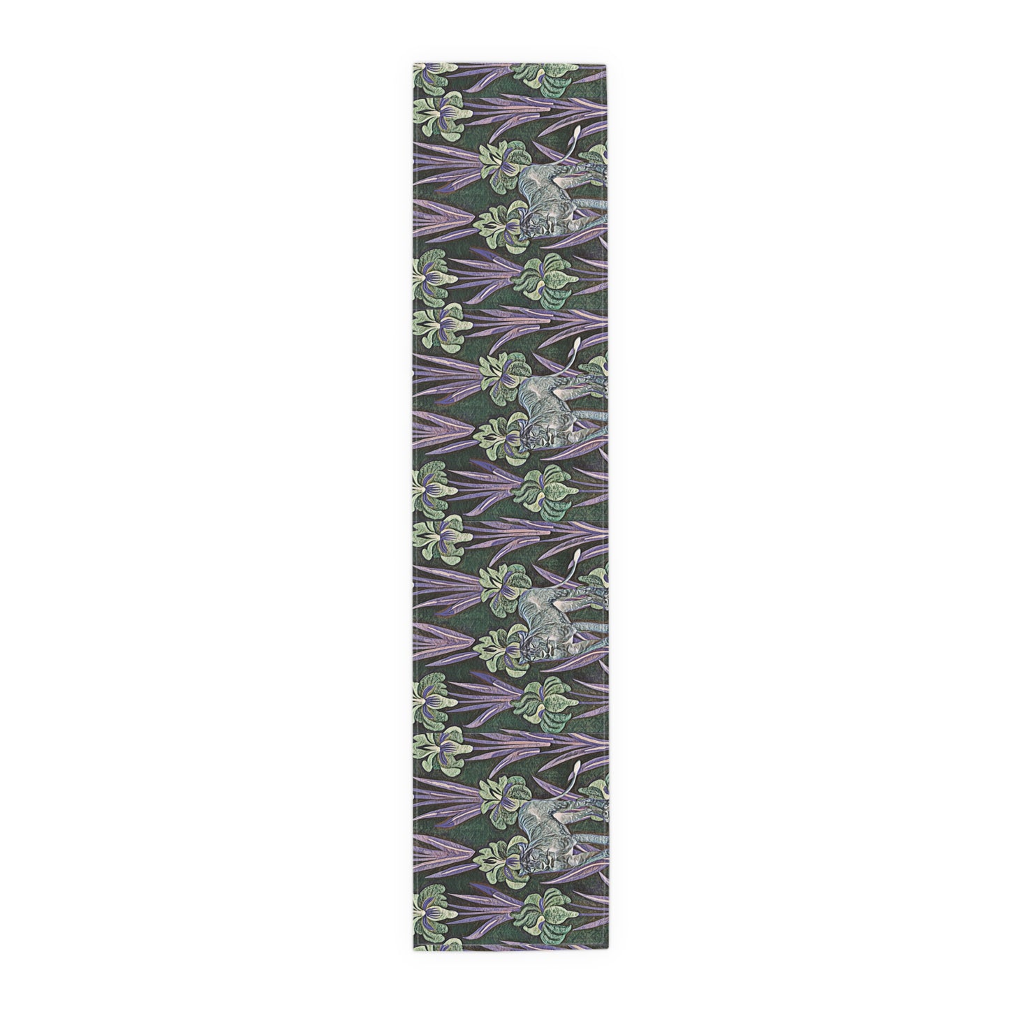 Vintage Floral And Safari Inspired — Gothic Botanical Table Runner