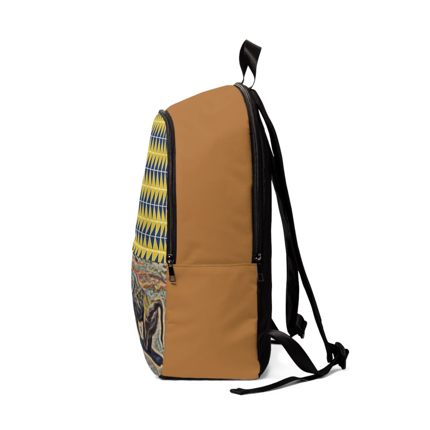 Safari Spirit Unisex Fabric Backpack -Unique Pattern and Design for Everyday Adventures