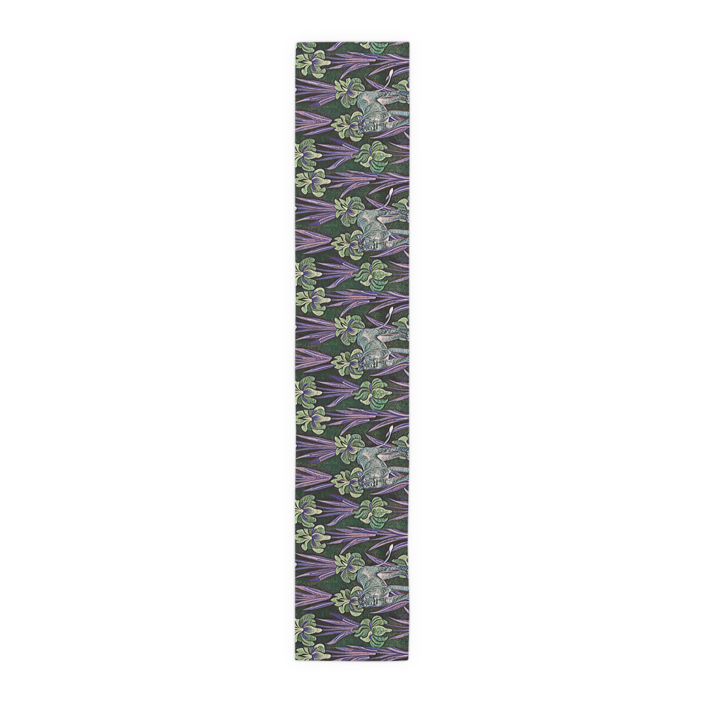 Vintage Floral And Safari Inspired — Gothic Botanical Table Runner