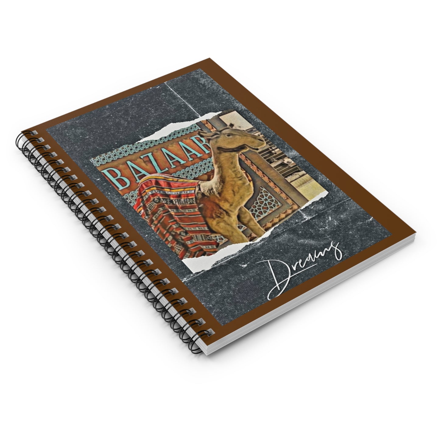 Travel Inspired Spiral Notebook - Ruled Lines for Creative Minds