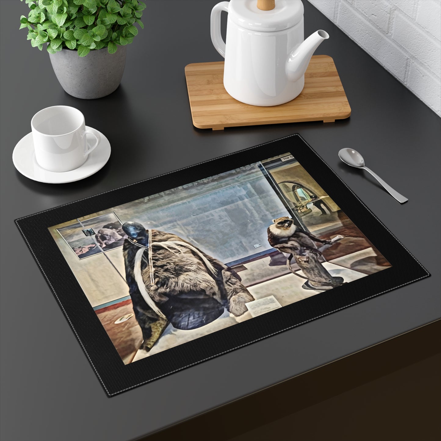 East African Museum Artifact Cotton Placemat