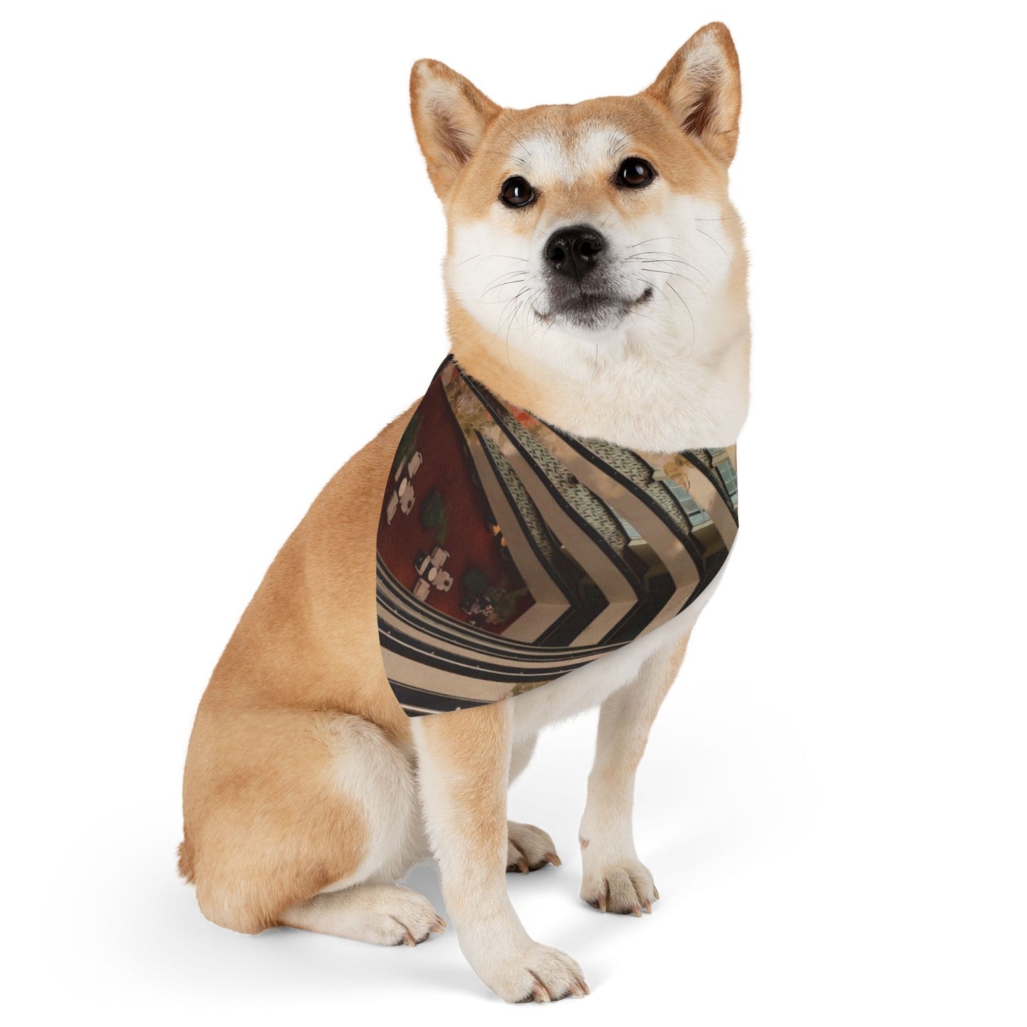 Stylish Geometric Pet Bandana - Internationally Inspired Stylish Dog Accessories