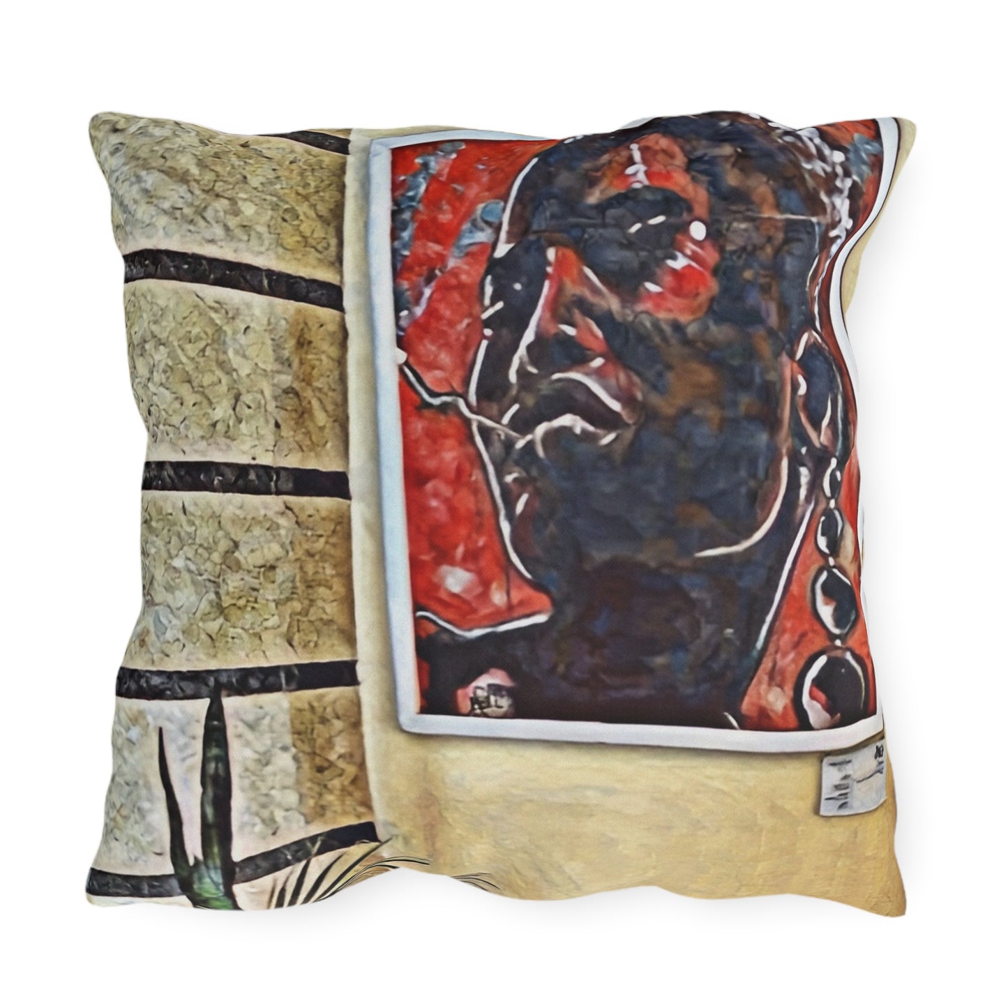 Contemporary Decorative Outdoor Pillows - International Cultural Photography Inspired