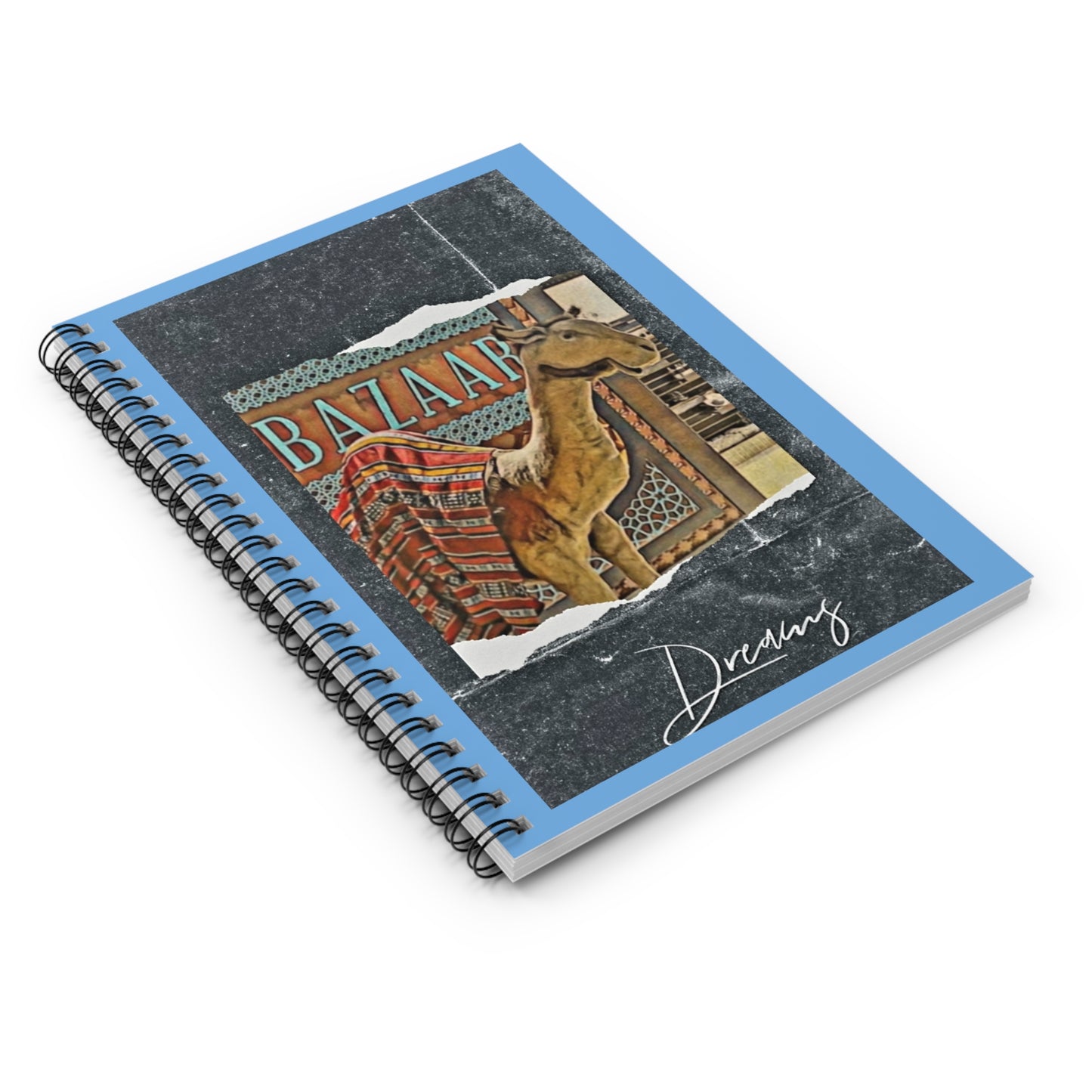 Travel Inspired Spiral Notebook - Ruled Lines for Creative Minds