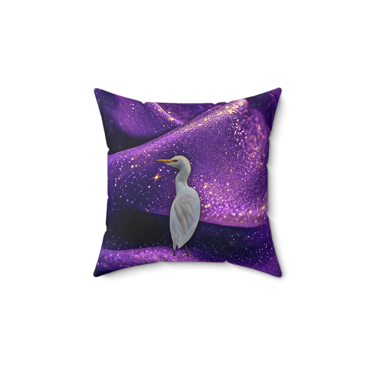 Little Birdie Spun Polyester Square Pillow