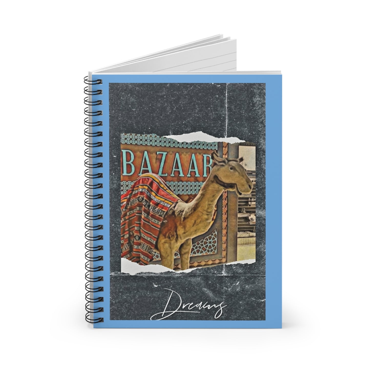 Travel Inspired Spiral Notebook - Ruled Lines for Creative Minds