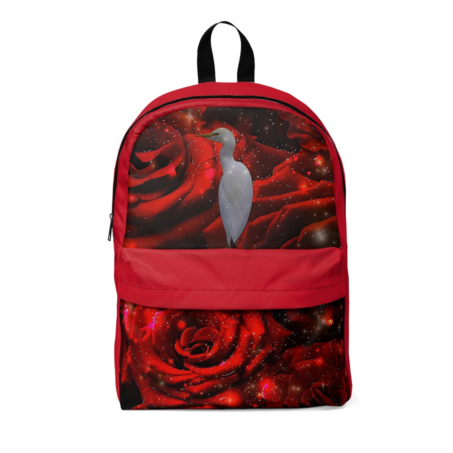 Elegant Rose and Bird Classic Backpack - Stylish Everyday Tote