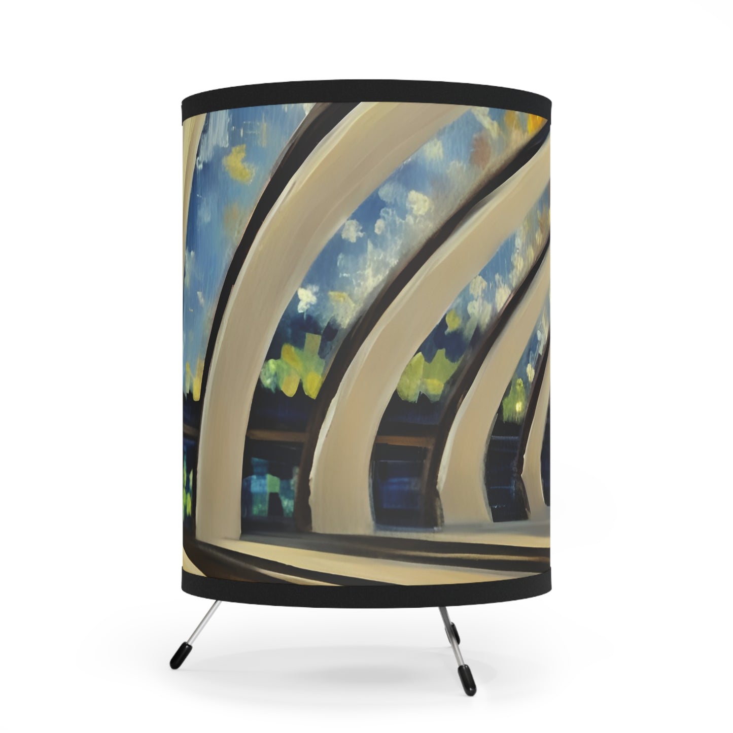Colorful Abstract Desk Lamp - International Design Desk Decor for Home Or Office