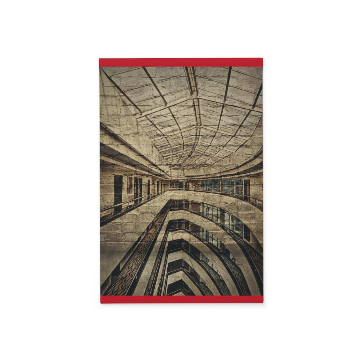 Modern Architectural Garden Banner - Elegant Home Décor