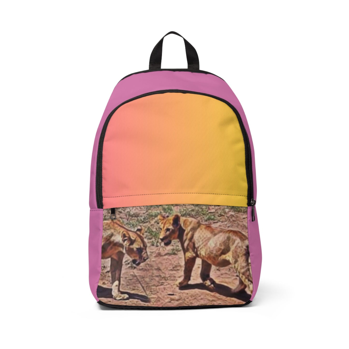 Safari Spirit Fabric Backpack - Back To School Fabric Backpack for Adventurers
