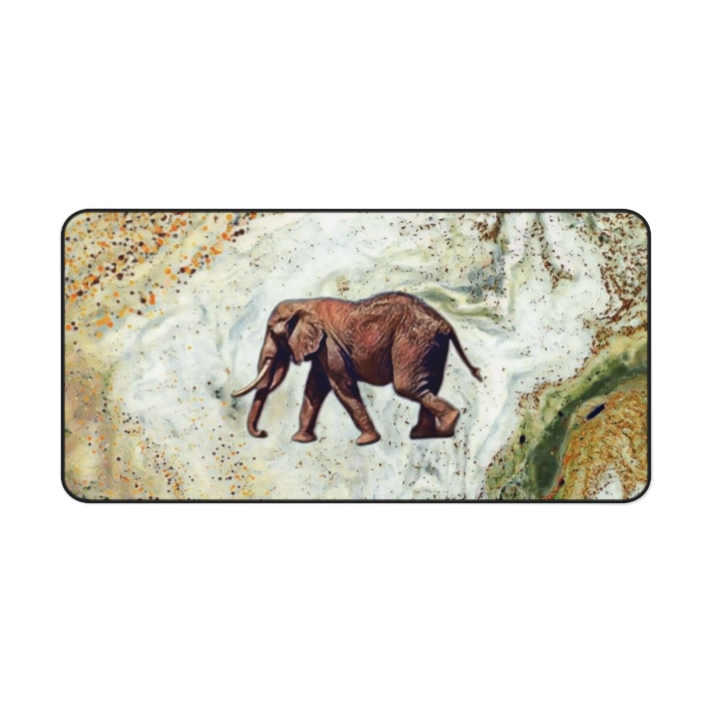Stylish Office Accessory for Animal Lovers - Elephant Design Desk Mat