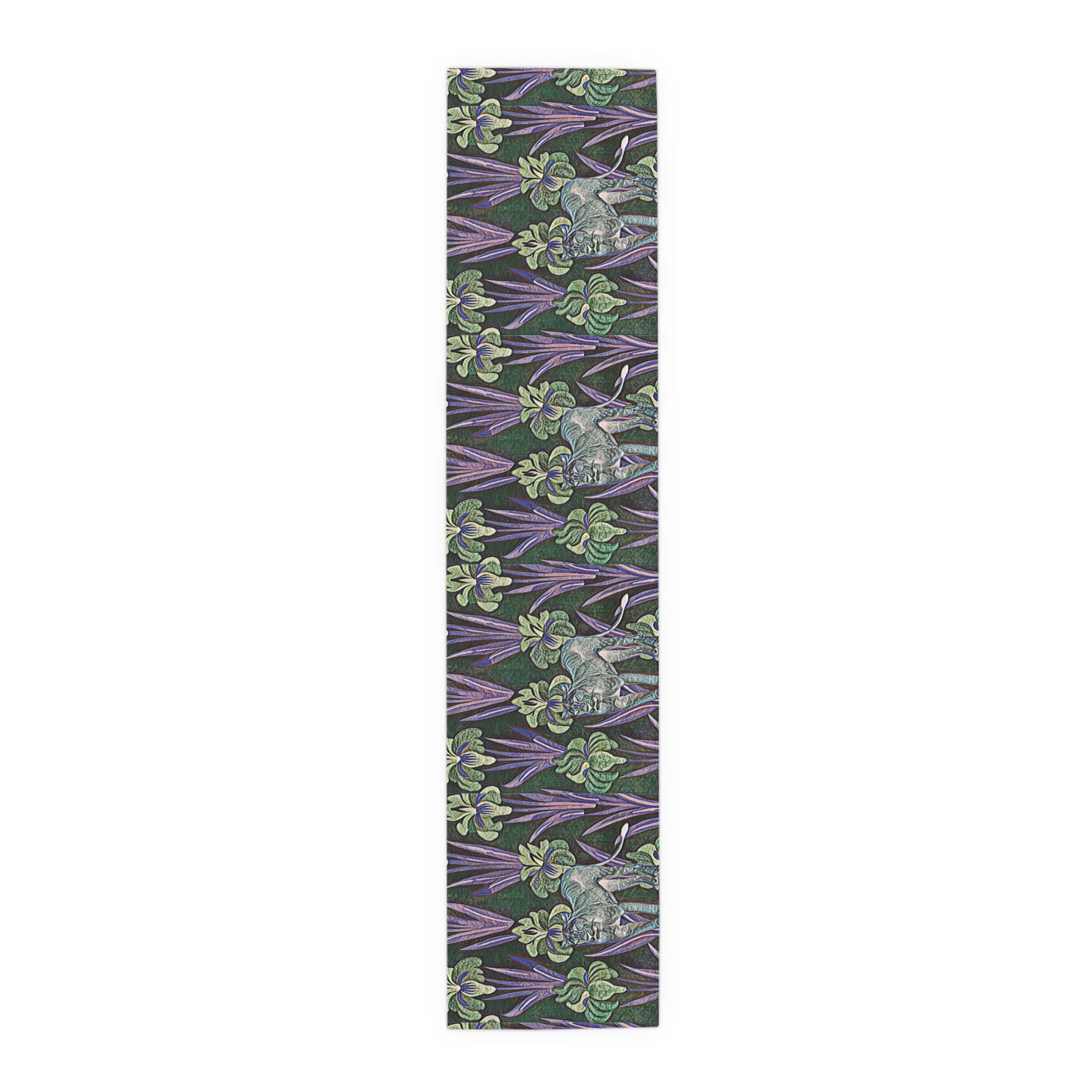 Vintage Floral And Safari Inspired — Gothic Botanical Table Runner