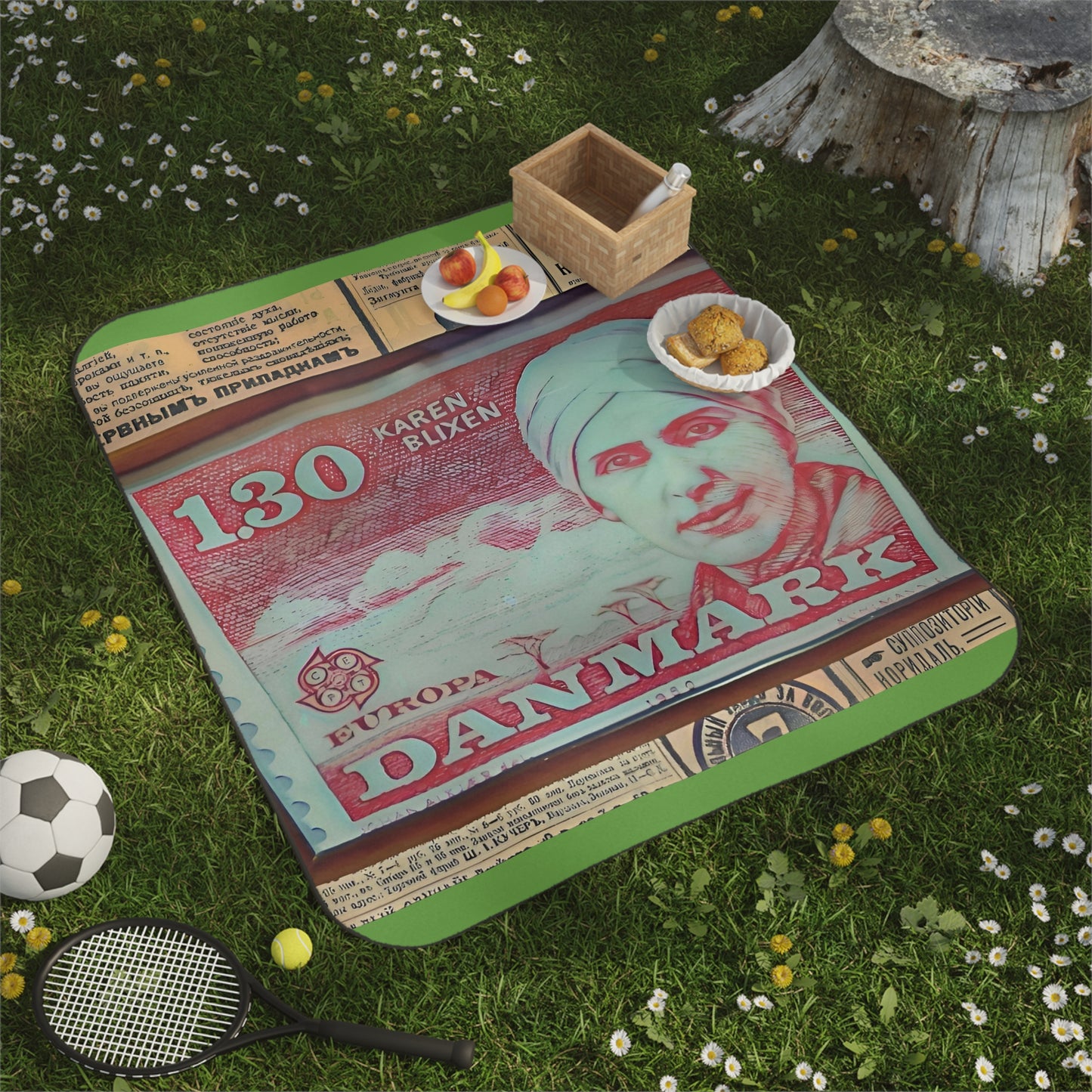 Picnic Blanket - Vintage Danmark Design For Outdoor Gatherings