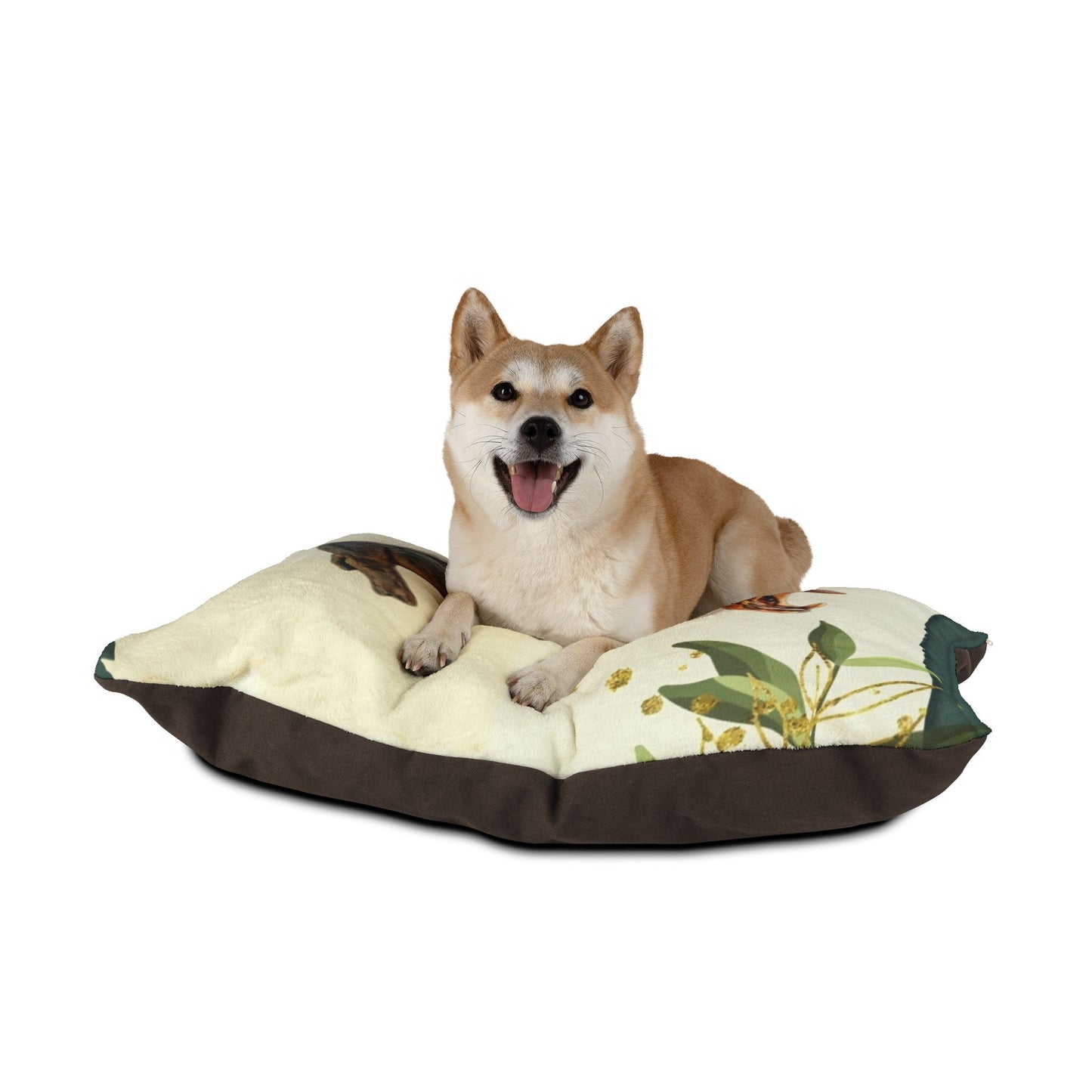 Hippo Print Safari Inspired Pet Bed - Cozy Dog & Cat Mattress
