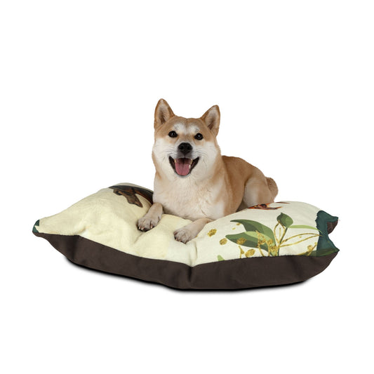 Hippo Print Safari Inspired Pet Bed - Cozy Dog & Cat Mattress