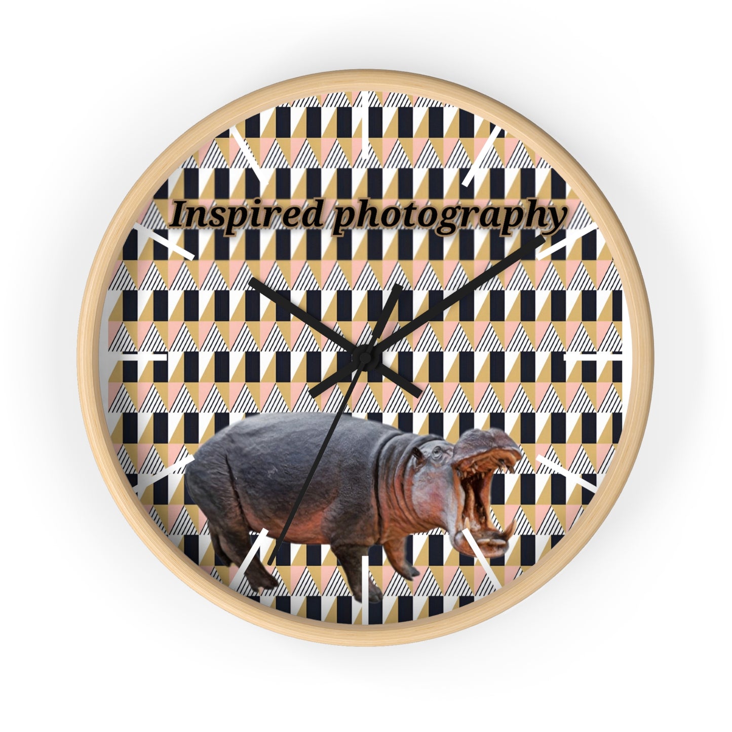 Animal Lovers Photography Wall Clock, Home Decor, Unique Gift, Modern Design, Art Clock