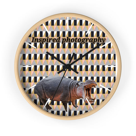 Animal Lovers Photography Wall Clock, Home Decor, Unique Gift, Modern Design, Art Clock