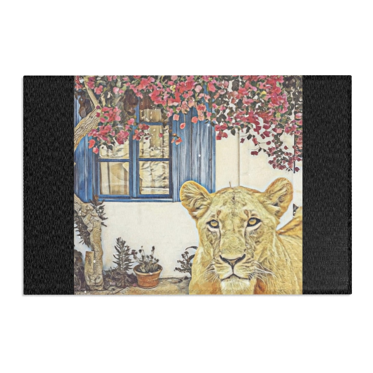 Walk-in Closet Decor / Wildlife Inspired Boho Accent Rug