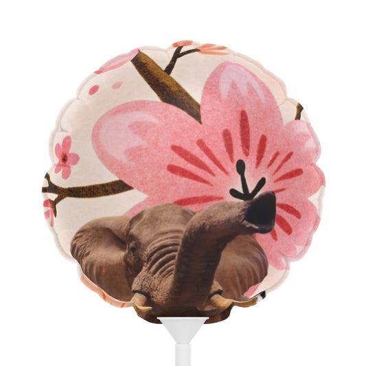 Whimsical Elephant Round Balloon - Perfect for Celebrations, Get Well Wishes, Parties, Birthdays, Weddings, Fun Decor, Children's Events, Gift Ideas