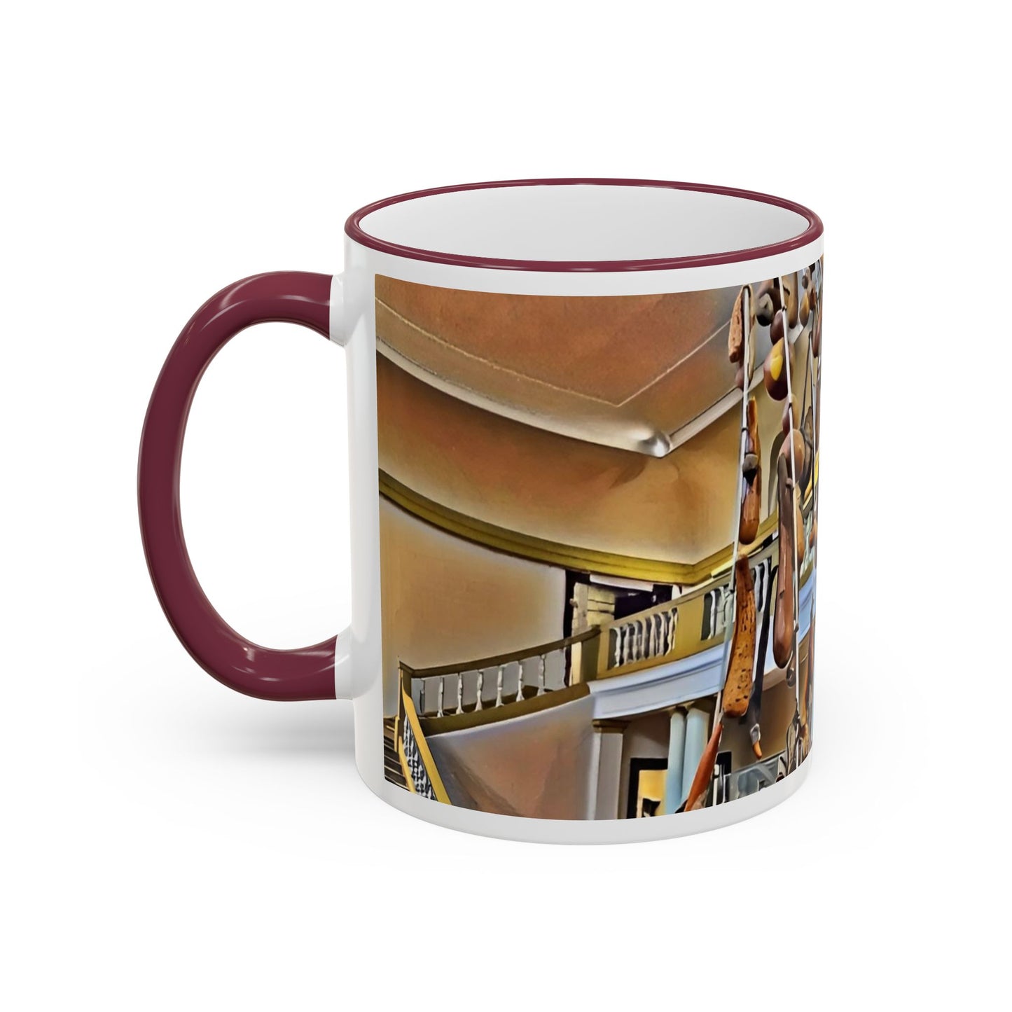 Wind Accent Rim Mug — Rustic Gourd (11oz, 15oz)