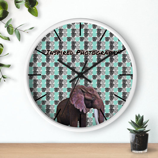 Artistic Flare Photography Wall Clock, Home Decor, Unique Gifts for Vintage Style, Timeless Piece for Living Spaces