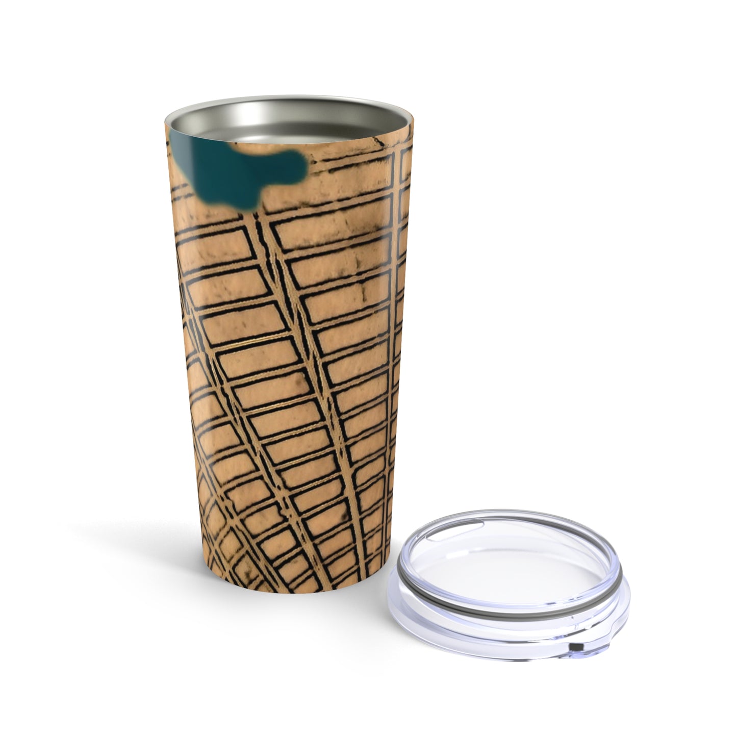 20oz Travel Tumbler — Vintage Botanical & Architectural Design