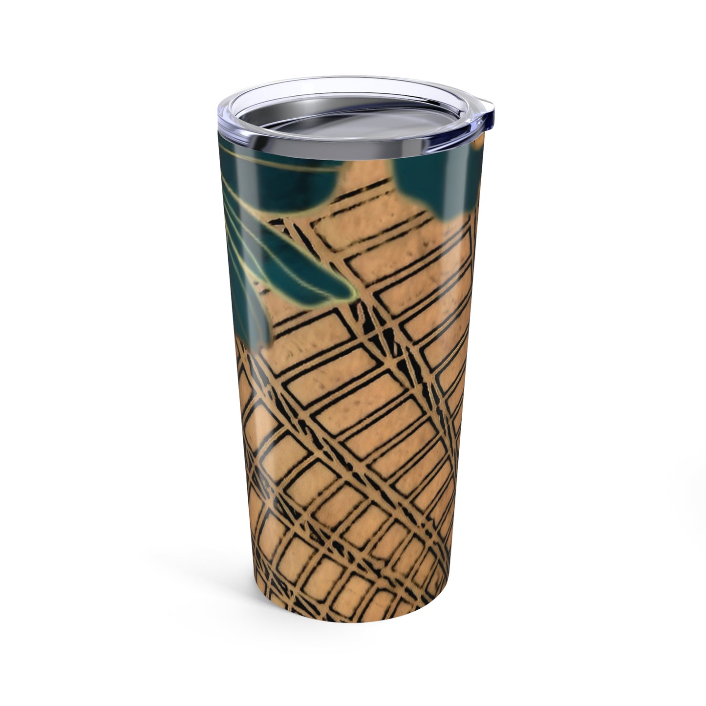 20oz Travel Tumbler — Vintage Botanical & Architectural Design
