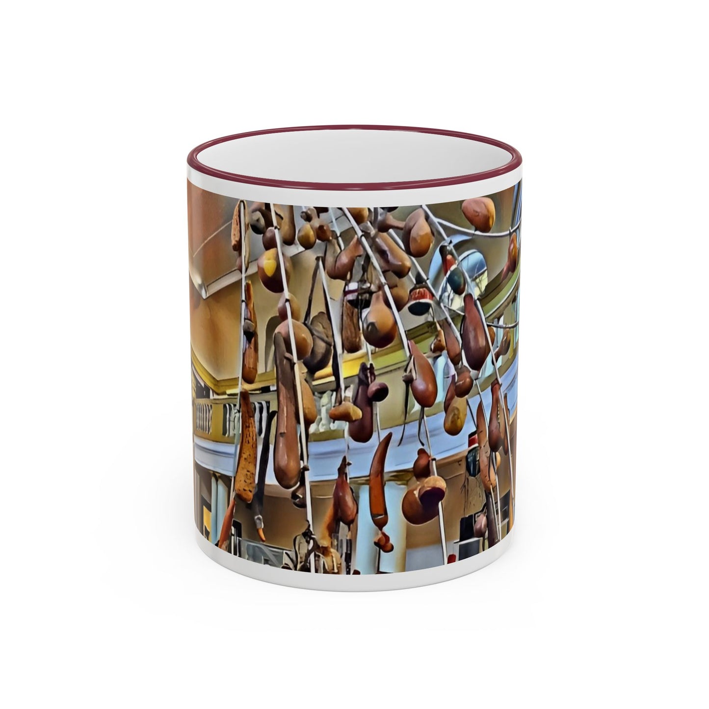 Wind Accent Rim Mug — Rustic Gourd (11oz, 15oz)