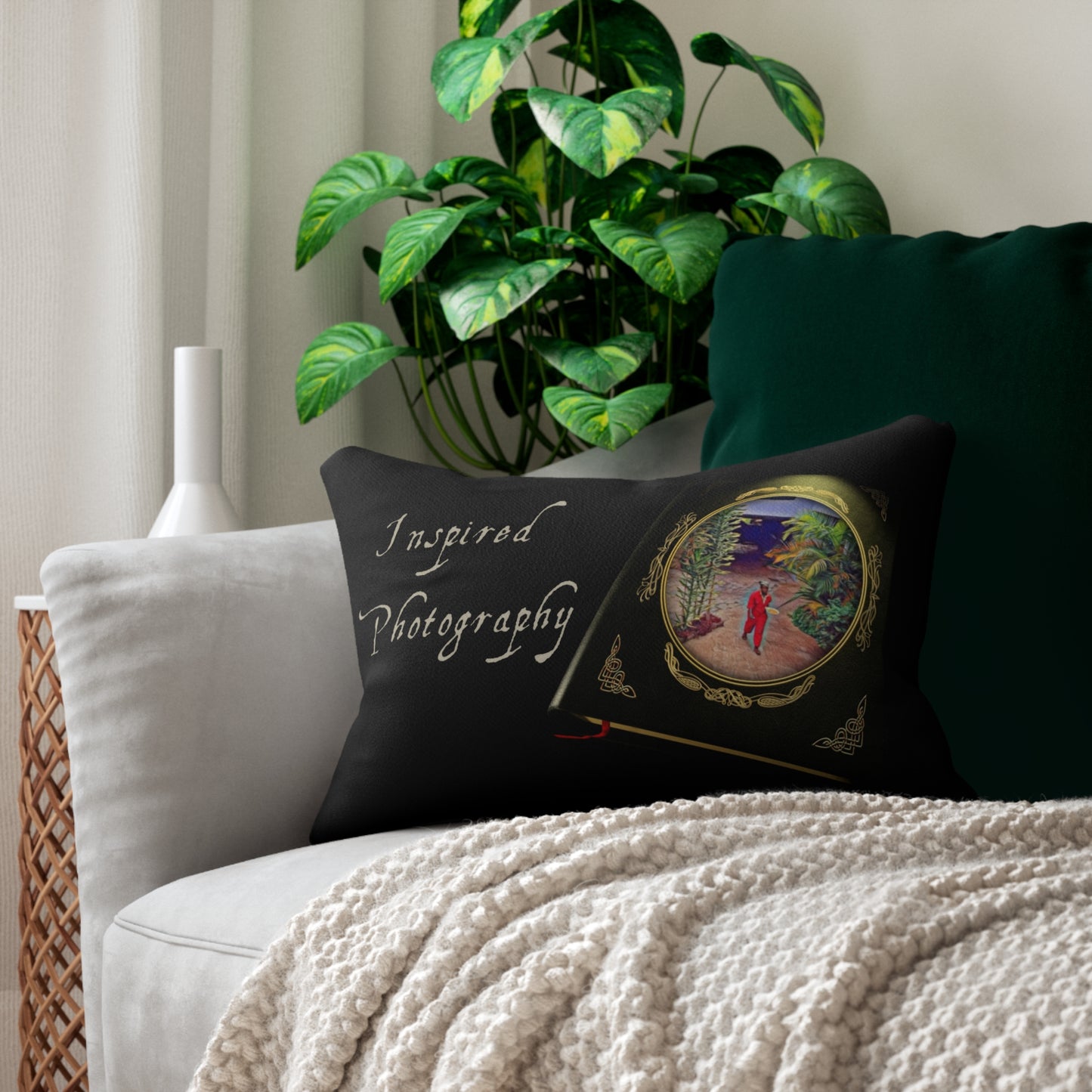 Inspired Lumbar Pillow for Home Decor