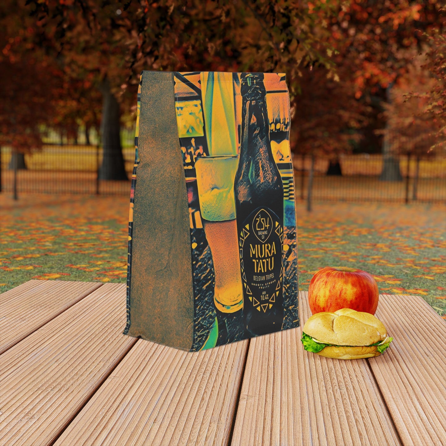 Polyester "Adults" Lunch Bag -Internationally Inspired - Perfect for Picnics and Gatherings