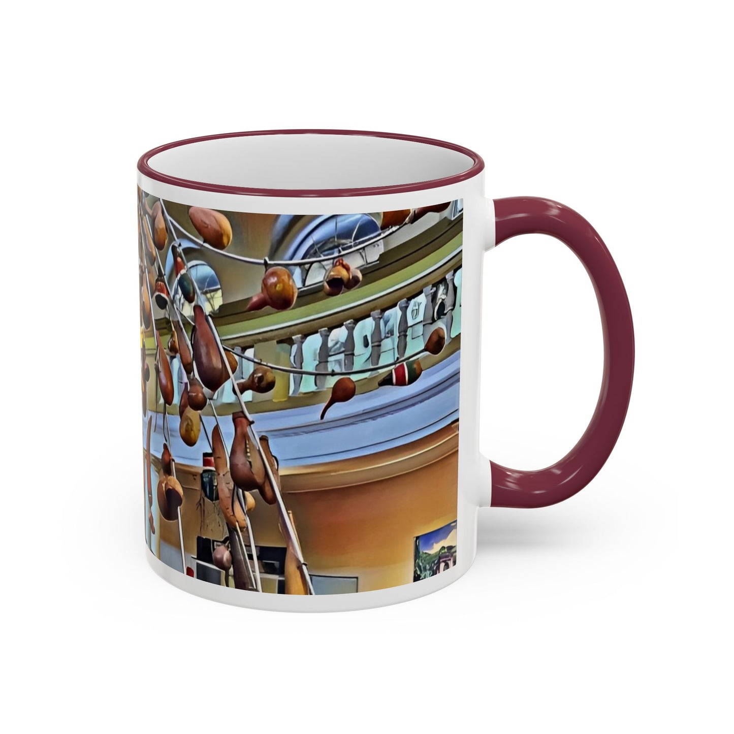 Wind Accent Rim Mug — Rustic Gourd (11oz, 15oz)