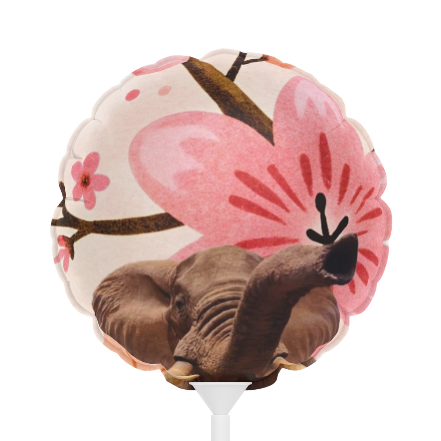 Whimsical Elephant Round Balloon - Perfect for Celebrations, Get Well Wishes, Parties, Birthdays, Weddings, Fun Decor, Children's Events, Gift Ideas